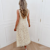 Yellow Victorine Lace Dress