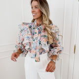 Multicolor Flower Monica Blouse
