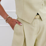 Olive Green Lavina Ensemble
