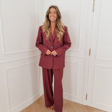 Wine Red Josefien Blazer