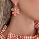 Rose Flower Earrings