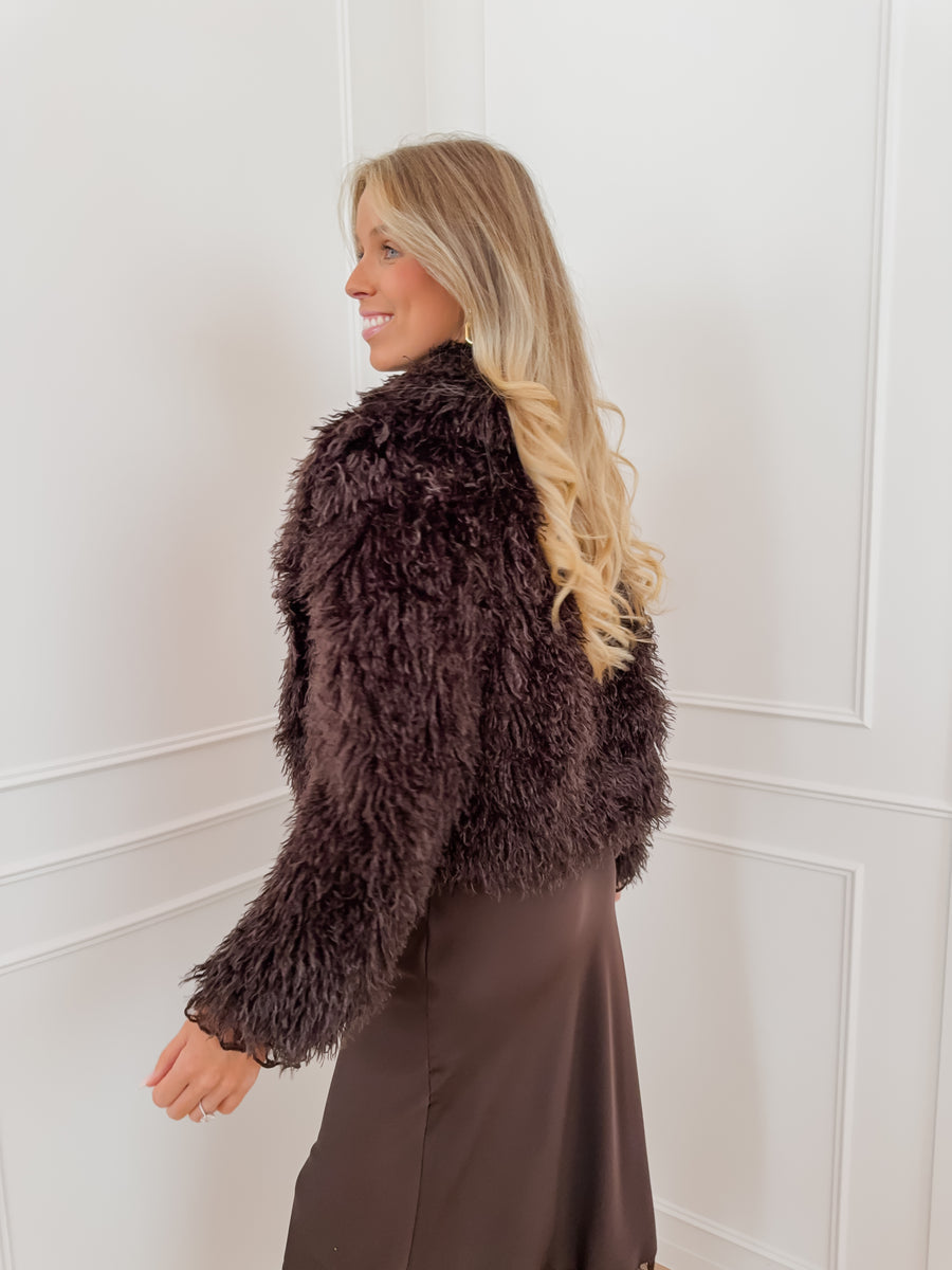 Dark Brown Long Sleeve Dolly Jacket