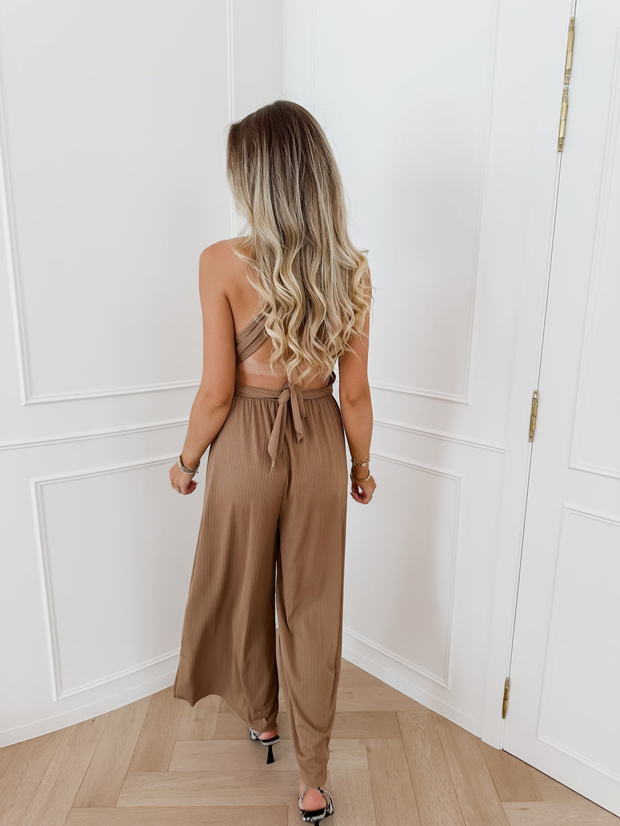 Camel Loua Jumpsuit