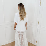 White Melissa Lace Skirt