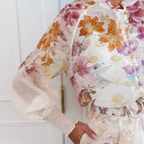 Multicolor Melany Flower Ensemble
