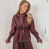 Brown Red Elona Jacket