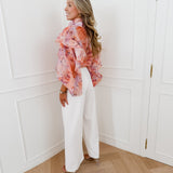 Orange Purple Myrthe Blouse