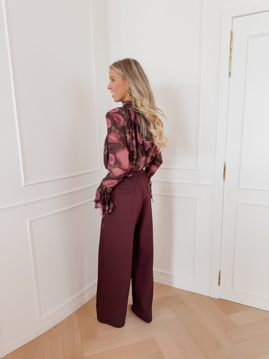 PRE ORDER Bordeaux Josefien Trouser