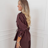 Brown Red Elona Jacket