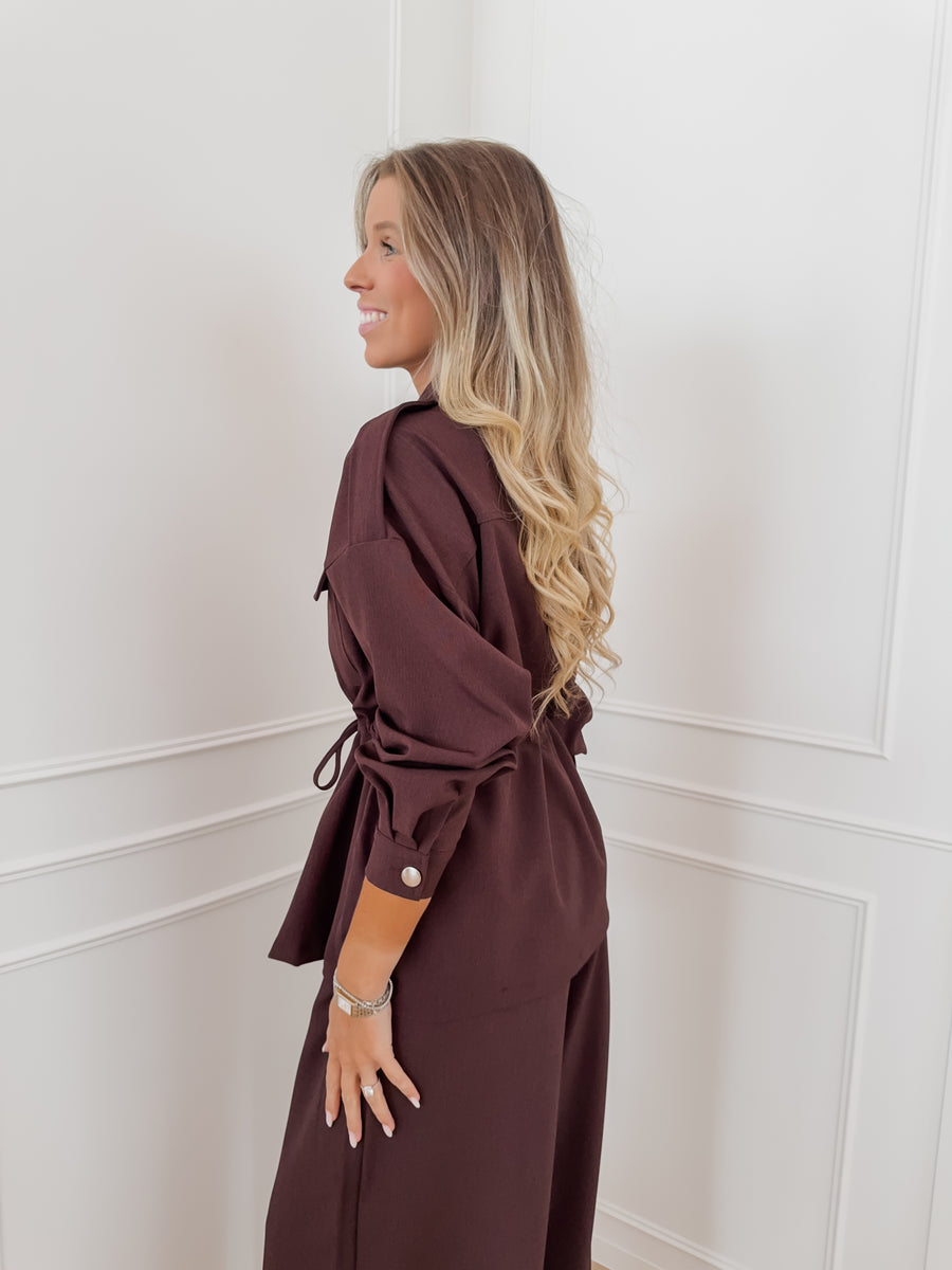 Brown Red Elona Jacket