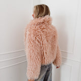 Blush Lou Faux Fur Jacket