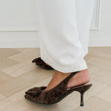 Brown Senna Bow Heels