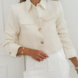 Cream Tweed Cindy Jacket