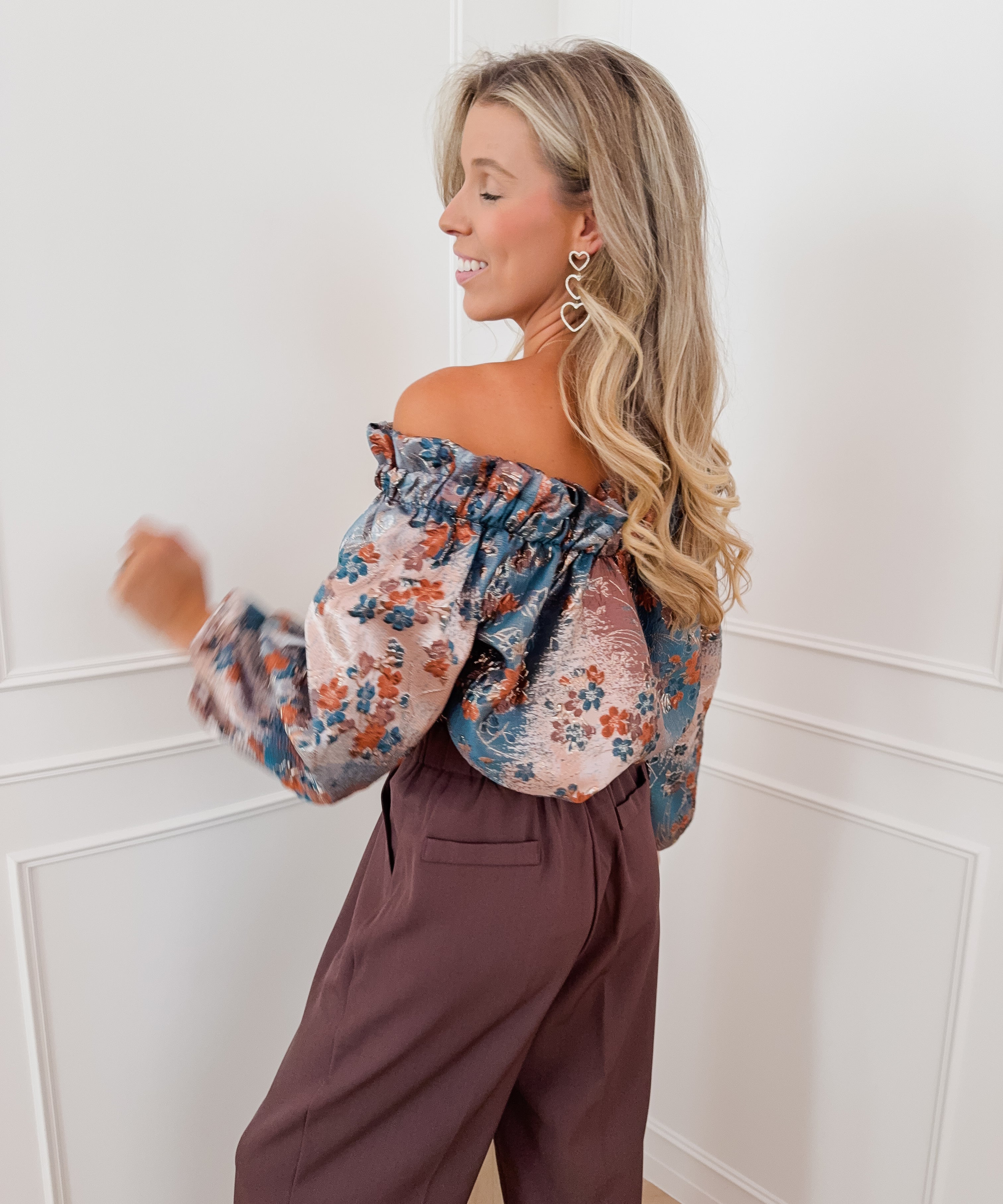 Multicolor Juna Bandeau Blouse