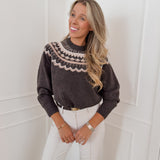 Dark Brown Mary Sweater