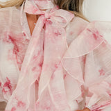 Pink Floralie Blouse