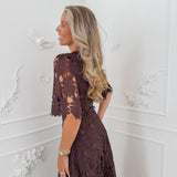 Brown Broderie Chelsey Ensemble