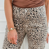 Mid Waist Panther Jeans