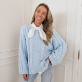 White Rana Blouse Dress