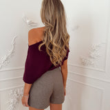 PRE ORDER Bordeaux Lara Top