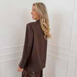 Dark Brown Jenna Lace Skirt