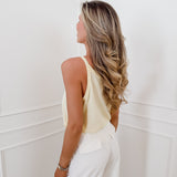 Yellow Maria Tank Top