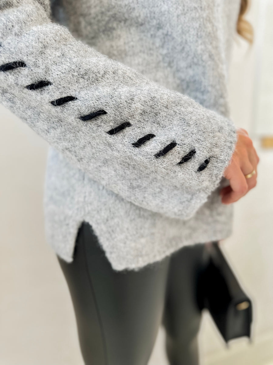 Grey Bella Sweater