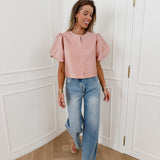 Light Crazy Button Suze Jeans