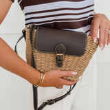Dark Brown Leather Flap Bag