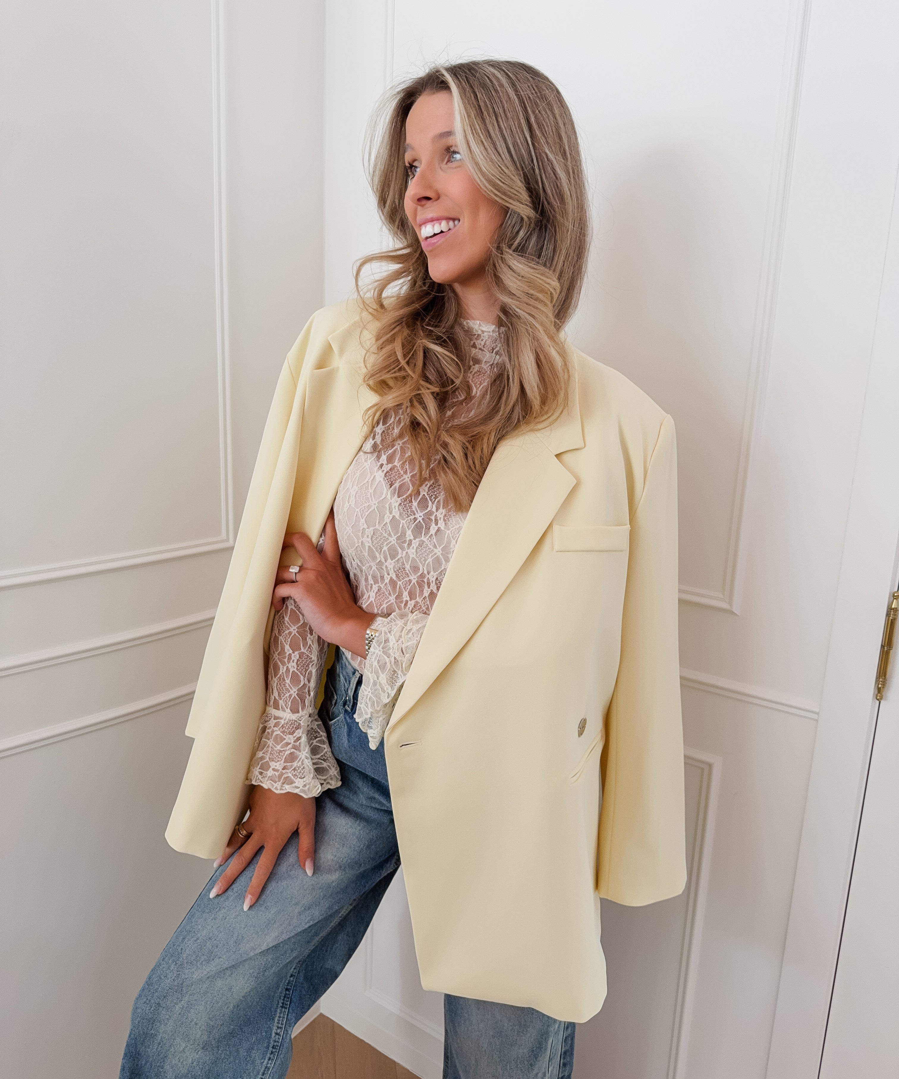 Yellow Jolien Blazer