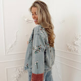 Pink Limited Edition Velvet Jeans Jacket