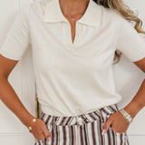 Cream Loise Polo Shirt