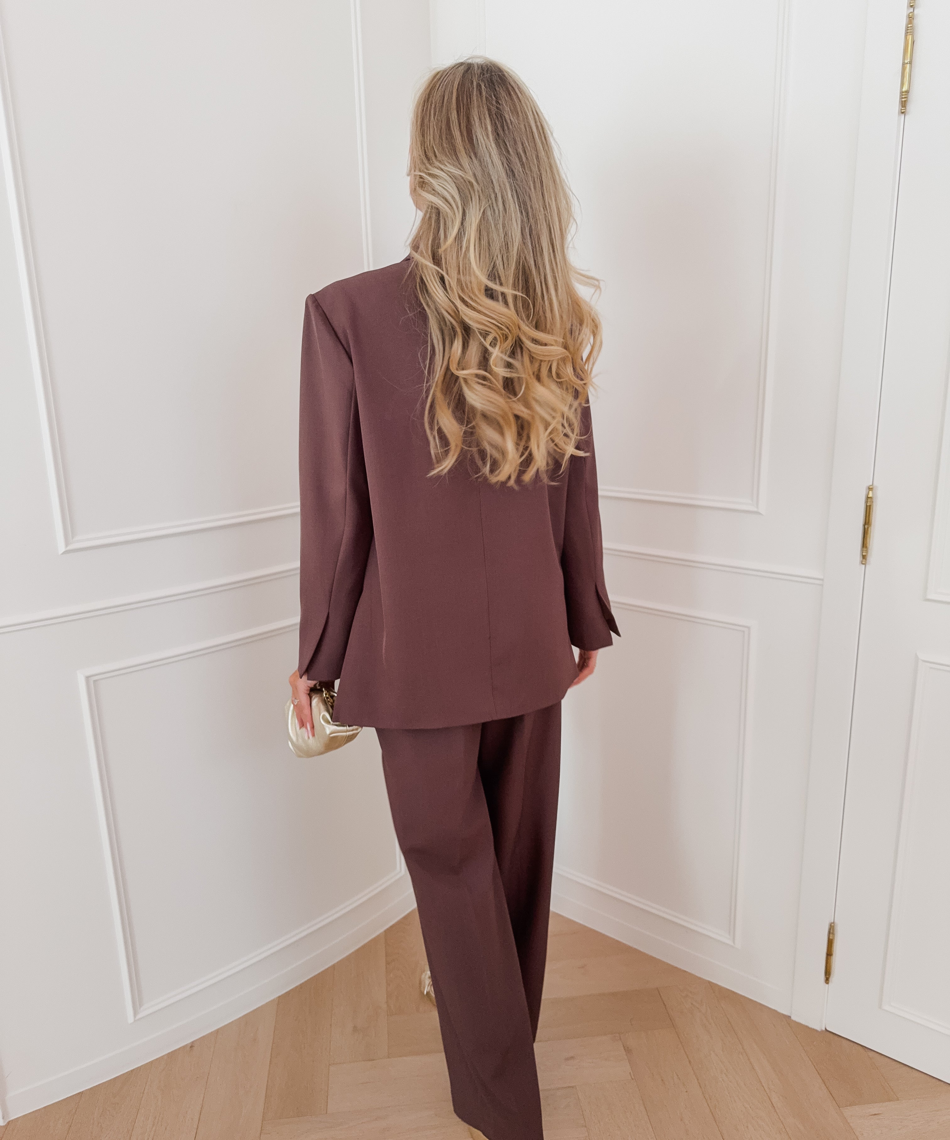 Maroon Brown Josefien Trouser