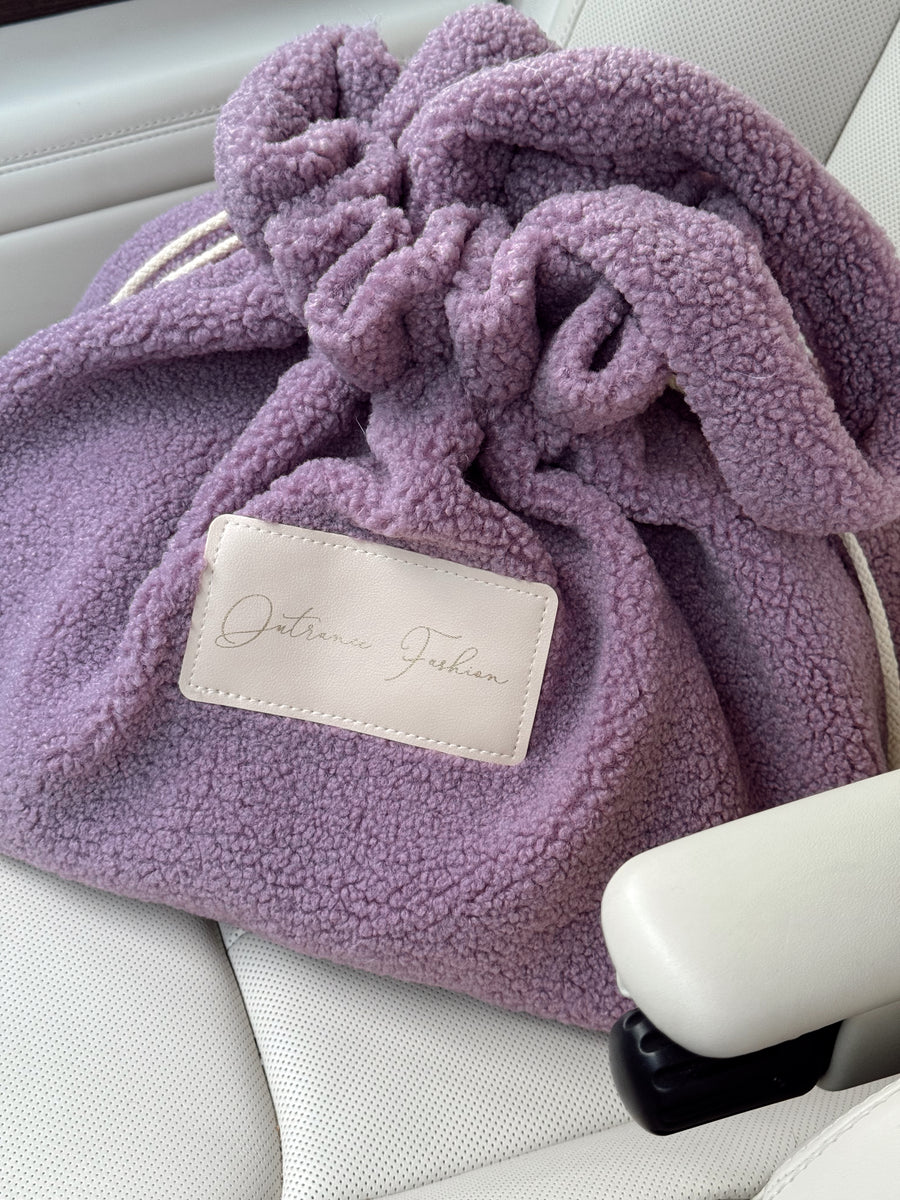 Mauve Teddy Outrance Bag