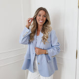 Blue Oversized Blazer
