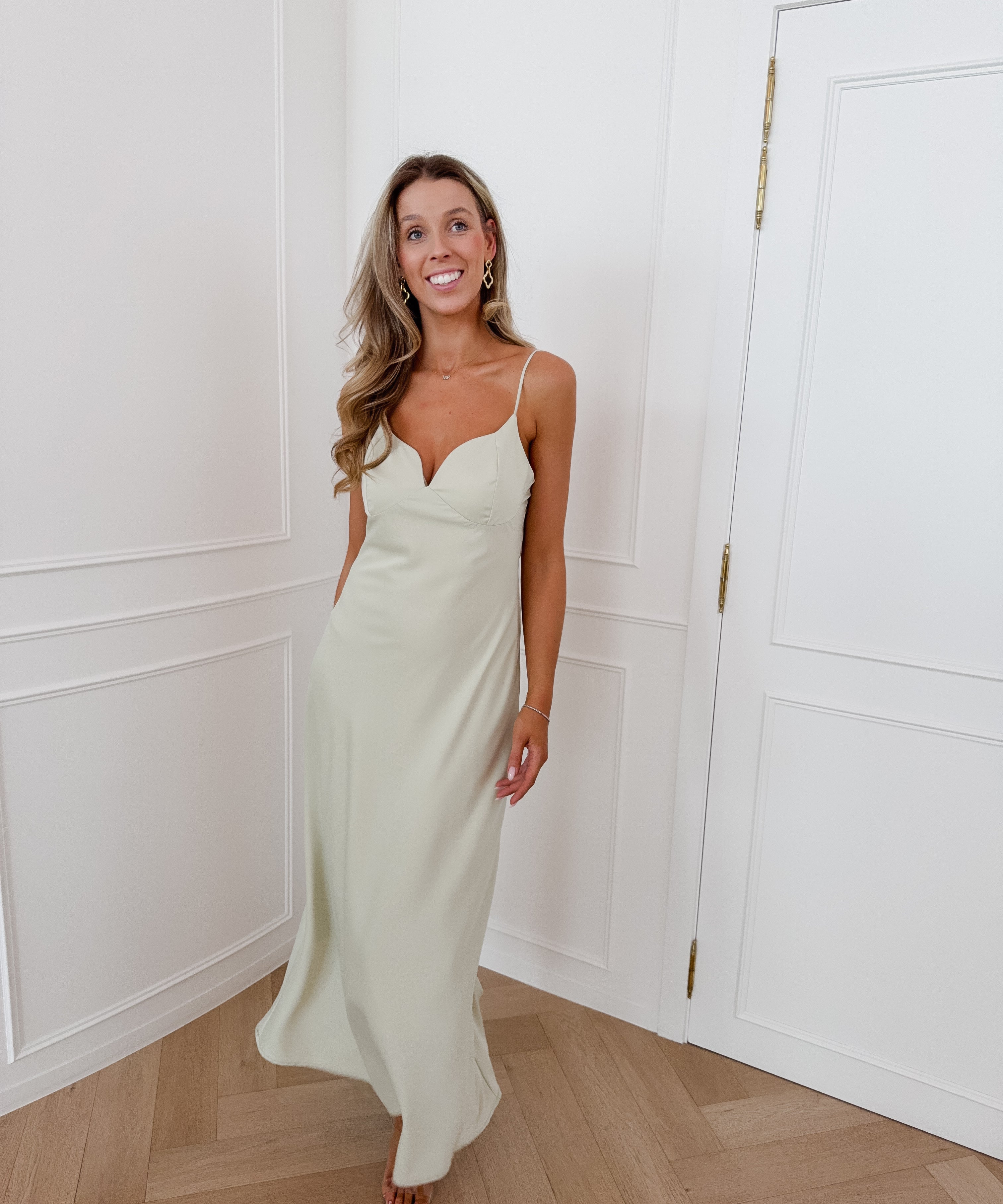 Green Marlies Straps Dress