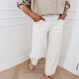 Cream Balloon Milena Jeans