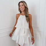 Cream Layered Gianne Dress