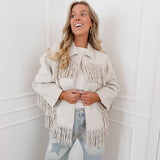 Greige Ginny Studs Jacket