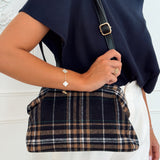 Navy Brown Mathilde Bag