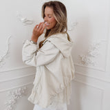 Light Beige Rainy Lace Jacket