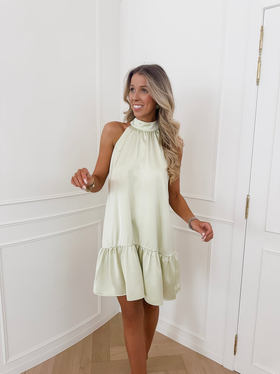 PRE ORDER Mintgreen Elina Frill Dress