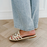 Soft Yellow Judith Sandals