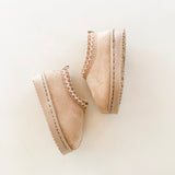 BABY - Beige Suede Cosy Slippers