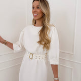Crème Lotte Belt Dress