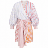 Multicolor Striped Penelope Dress