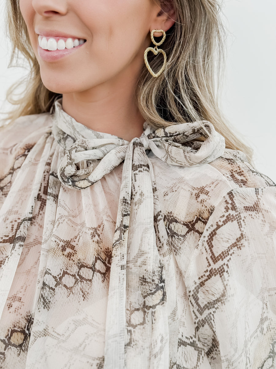 Snake Oversized Blouse