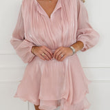 Shiny Pink Mia Dress