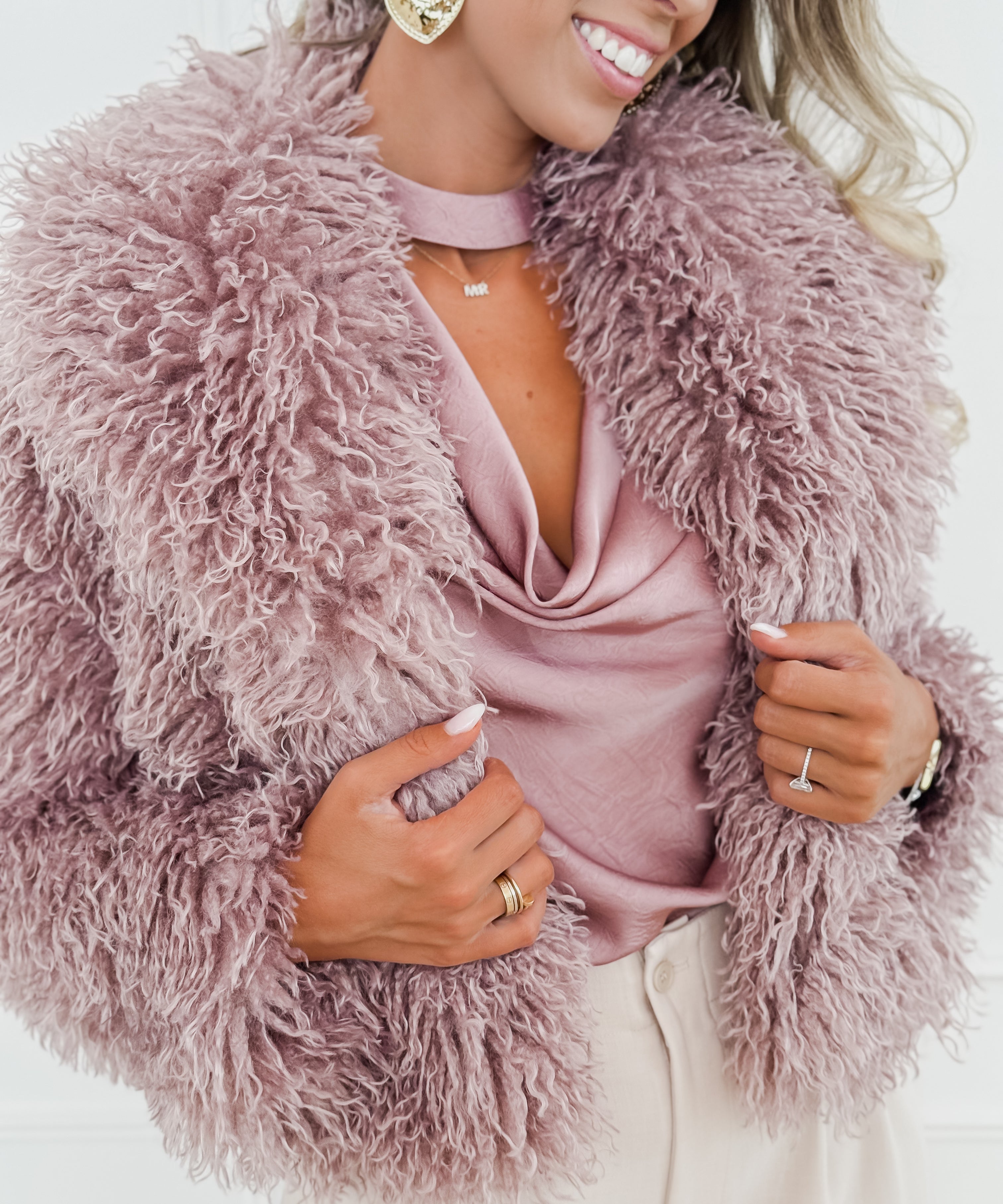 Mauve Long Sleeve Dolly Jacket