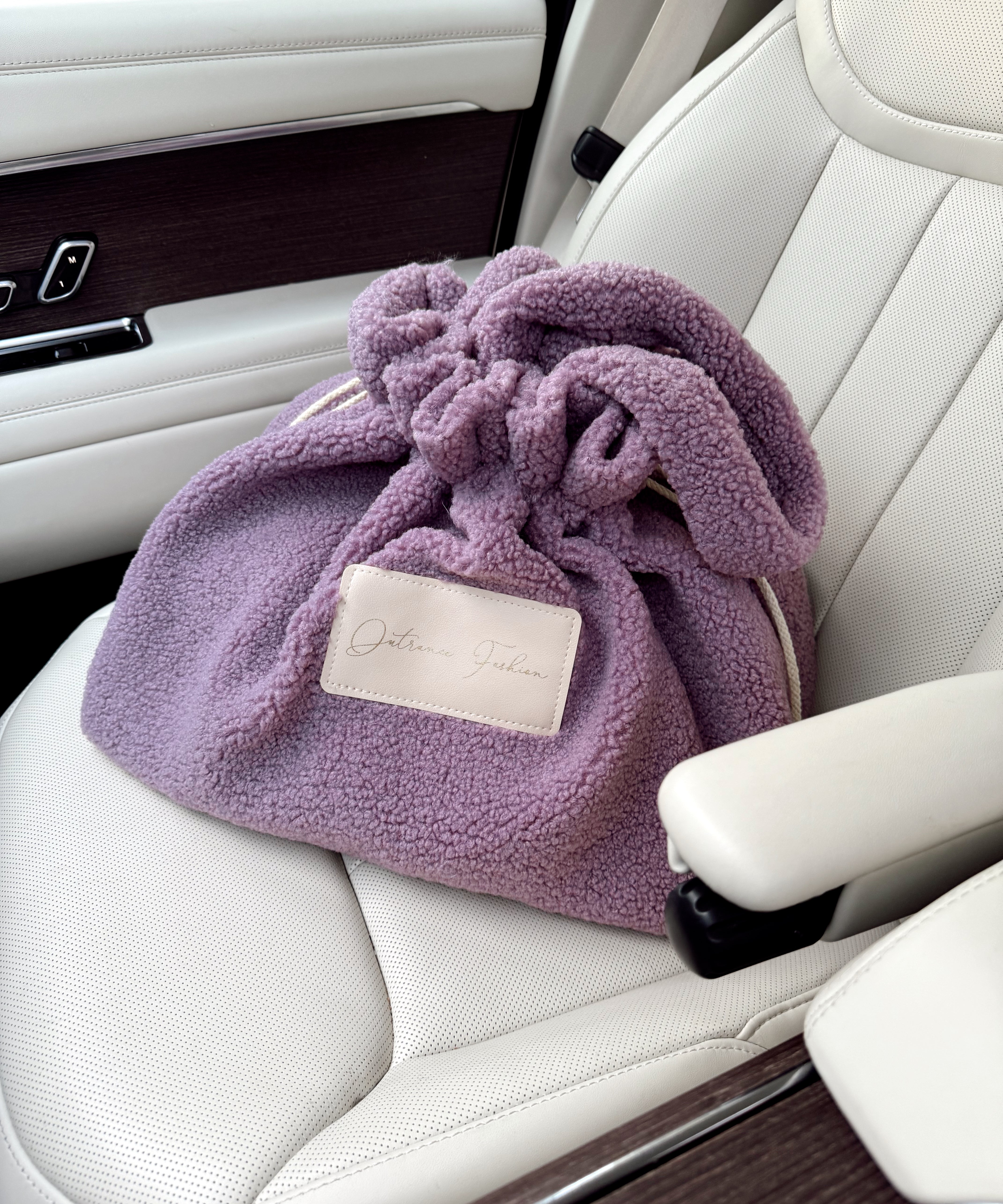 Mauve Teddy Outrance Bag